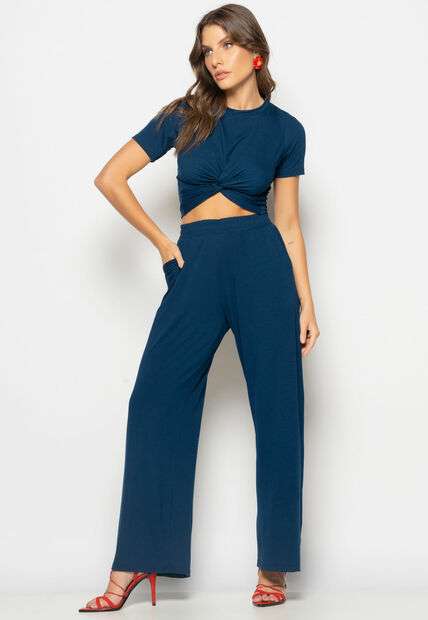 Image_Conjunto Cropped Nó e Wide Leg Malha Azul Salvatore