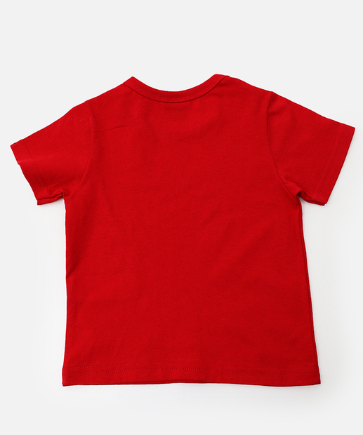 Camiseta Infantil Carros Disney Tam 1 a 3 Vermelho