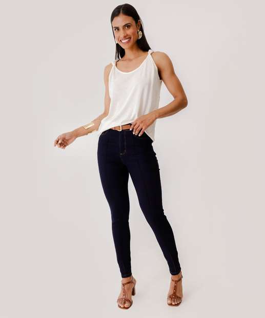 Image_Calça Feminina Skinny Bolsos Zune Jeans