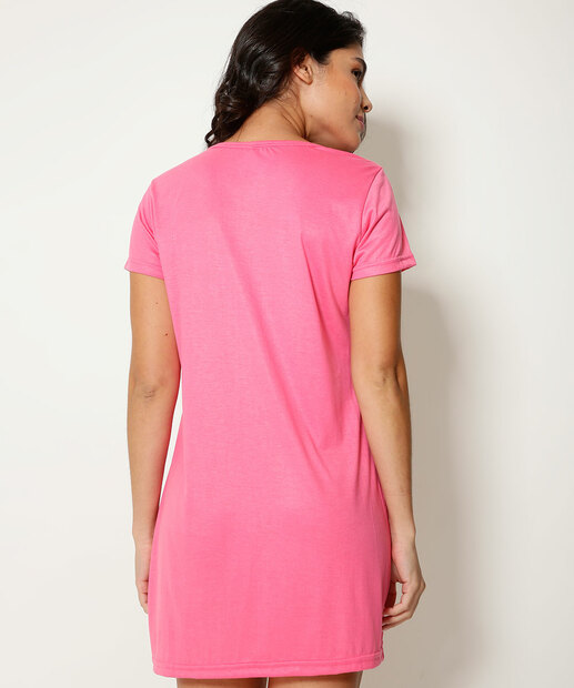 Camisola Estampa Minnie Manga Curta Disney