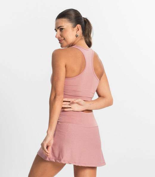 Top Feminino Sem Bojo FTK Fitness Rosa