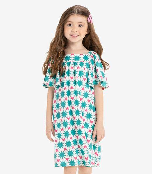 Vestido Infantil Rovi Kids Verde