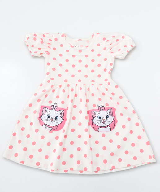Image_Vestido Infantil Poá Hello Kitty Tam 1 a 3 Off White