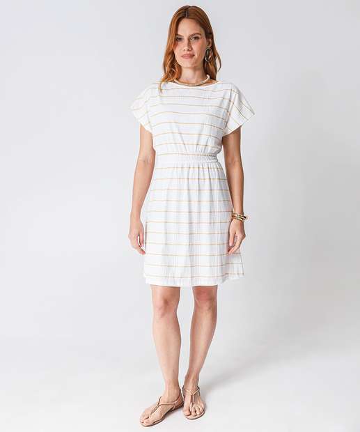 Image_Vestido Feminino Canelado Listrado Marisa Off White