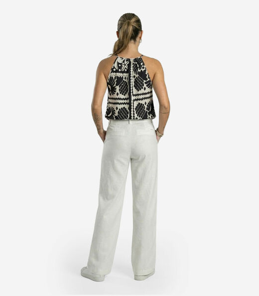 Blusa Feminina de Alça Infinita Cor Preto