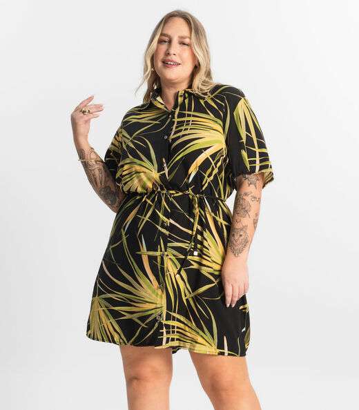 Image_Vestido Chemise Curto Secret Glam Preto