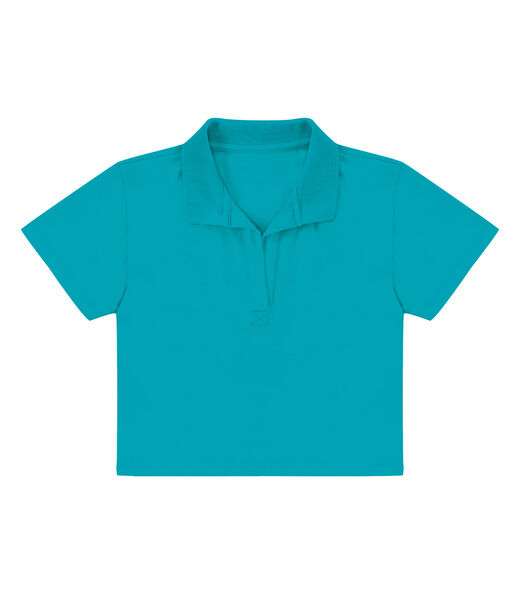 Blusa Feminina Manga Curta Endless Azul