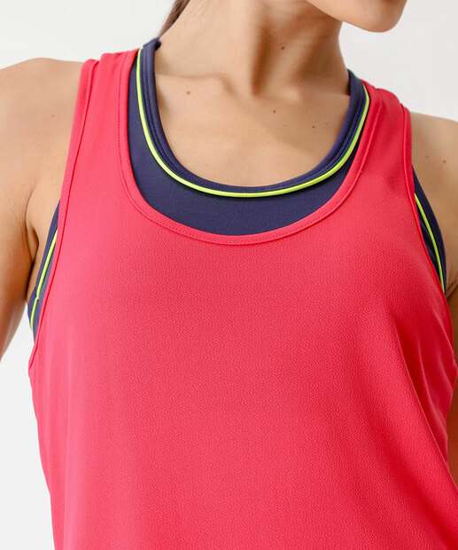  Blusa Regata Feminina Fitness Marisa