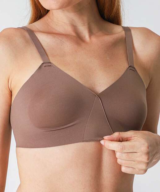 Kit 2 Sutiãs Com Bojo Moldado 3D DelRio Bege