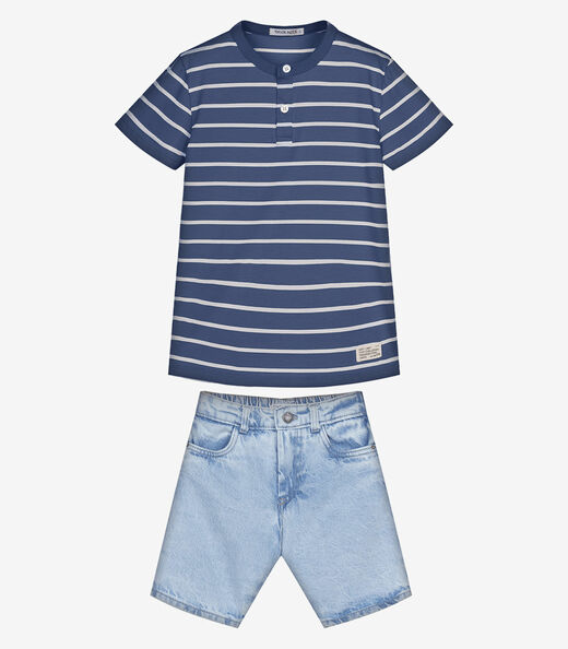 Image_Conjunto Camiseta Com Bermuda Trick Nick Azul