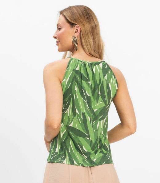 Blusa feminina de Alça Rovitex Verde