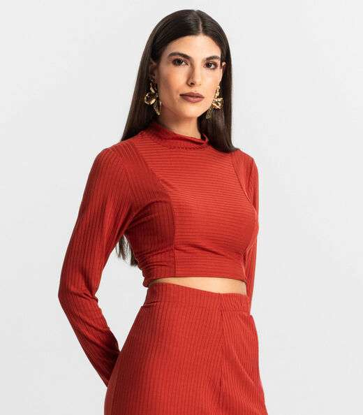Conjunto de Blusa Com Saia Endless Vermelho