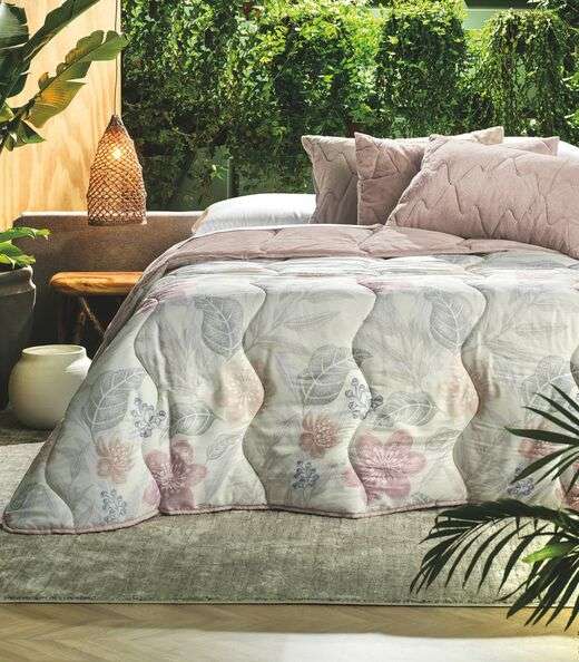 Edredom Blend Comfort Casal Altenburg Rosa