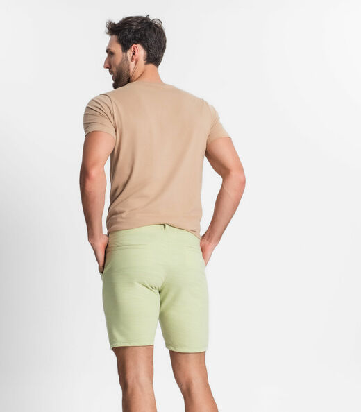 Bermuda Em Moletinho Linho Masculina Diametro Verde