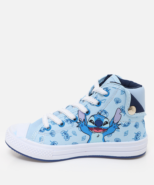 Tênis Infantil Casual Estampa Stitch Azul