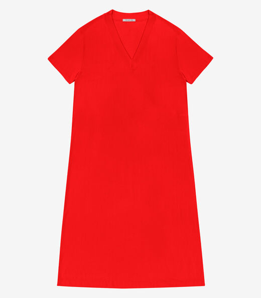 Vestido Super Midi Feminino Plus Size Secret Glam Laranja