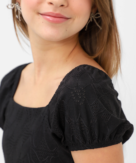 Vestido Juvenil Marisa Tam 10 a 16 Preto