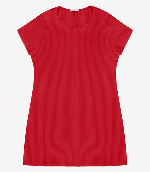 Vestido Feminino Plus Size Secret Glam Vermelho