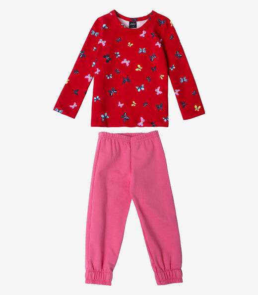 Pijama Infantil Feminino Select Azul