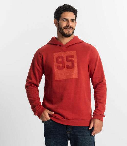 Image_Blusão Masculino com Capuz Em Moletom Diametro Laranja