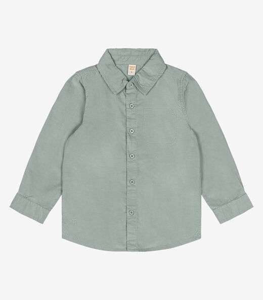 Camisa Polo Infantil Manga Longa trick Nick Cinza