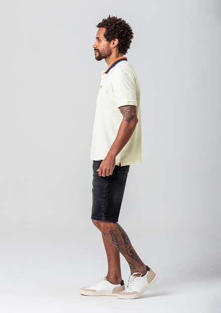 Camiseta Polo Rock e Soda Masculina