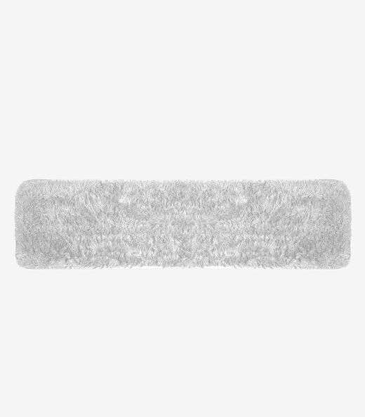 Tapete Passadeira Felpudo 50cmx 200cm Infinita Cor Branco