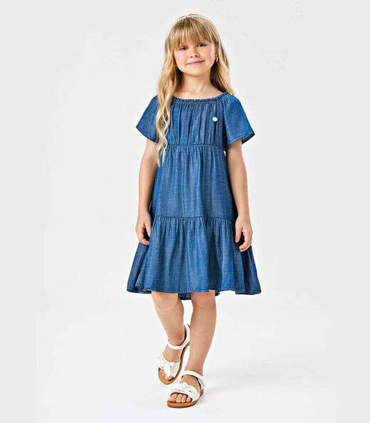 Vestido Liocel Trick Nick Azul