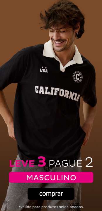 Leve 3 Pague 2 Masculino