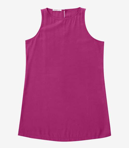 Vestido Regata Plus Size Secret Glam Roxo