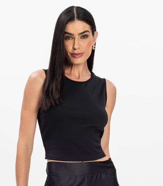 Regata Feminina em Ponto Roma Rovitex Preto