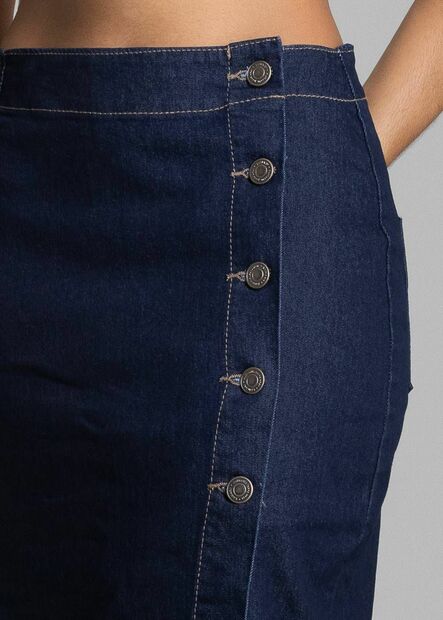 Saia Jeans Sawary Midi - 282009