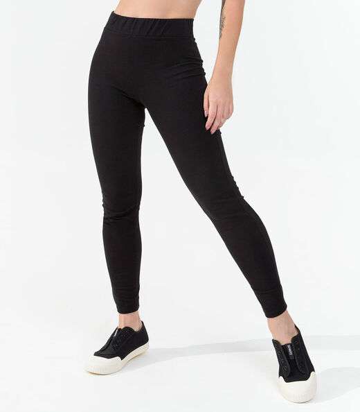 Legging Feminina Básica Cotton Rovitex Preto