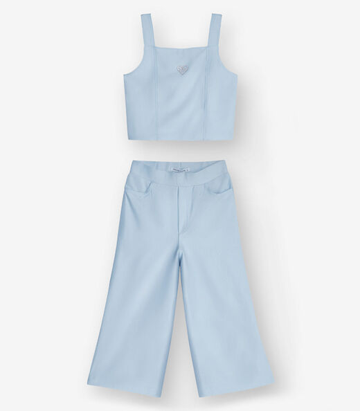 Conjunto Blusa com Calça Pantacoutr Trick Nick Azul