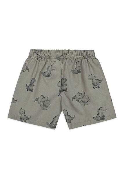 Conjunto Bebê Camiseta Dino Bermuda Quimby