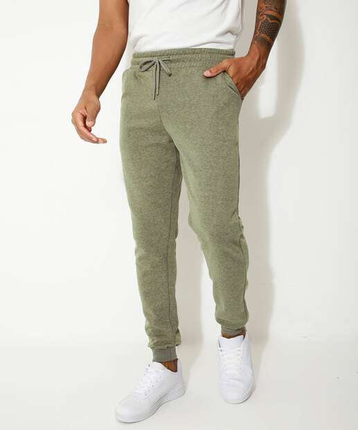 Calça Masculina Moletom Jogger Bolsos MR 