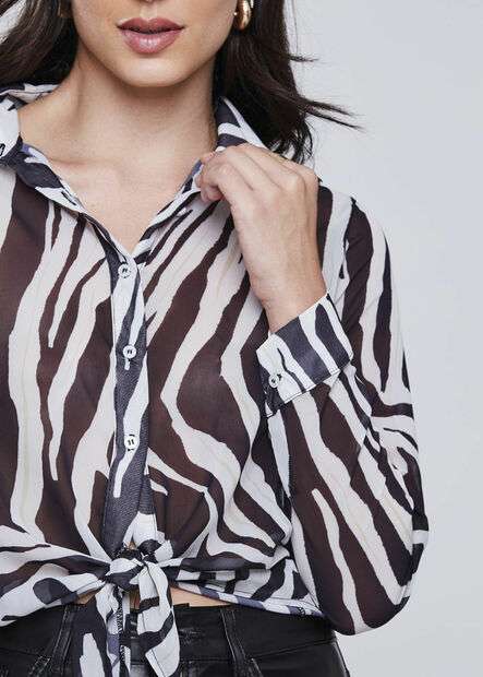 Blusa Sawary Estampada - 278305