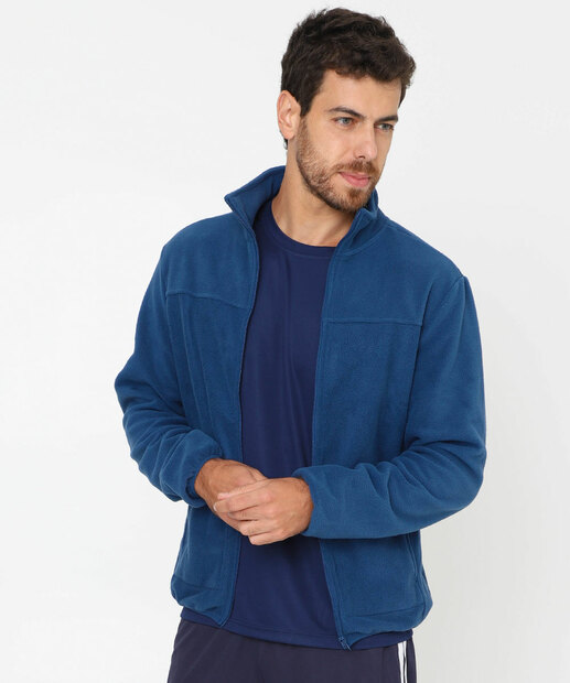 Image_Jaqueta Masculina Fleece com Zíper Marisa Azul