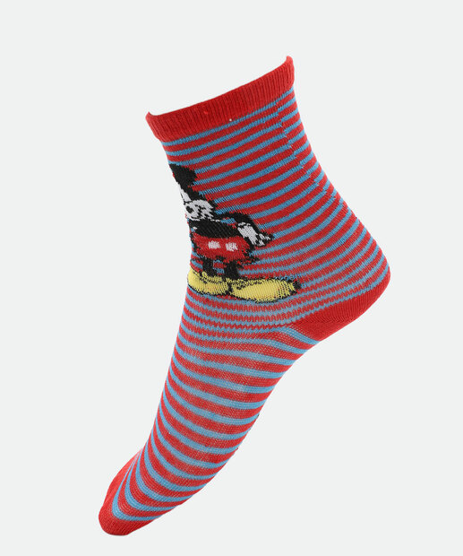 Kit 2 Meias Infantil Mickey E Donald Azul