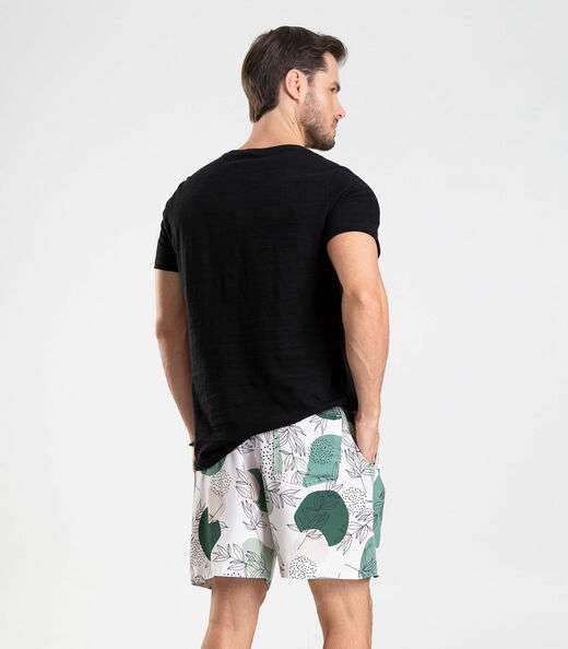 Bermuda Masculina De Microfibra Long Bong Verde