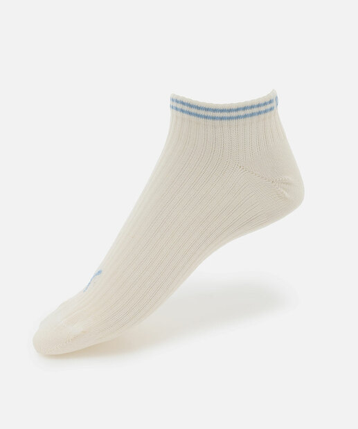 Kit 2 Pares Meias Cano Curto Feminina Puma Azul