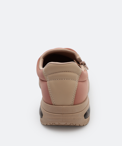 Tênis Casual Slip On Feminino Comfortflex Rosa
