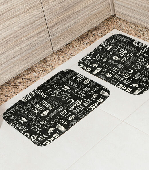 Image_Tapete Cozinha Base Antiderrapante Tapetes Junior Preto