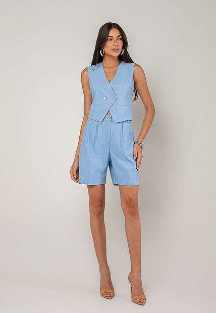 Image_Conjunto Alfaiataria Com Colete e Short Azul Salvatore