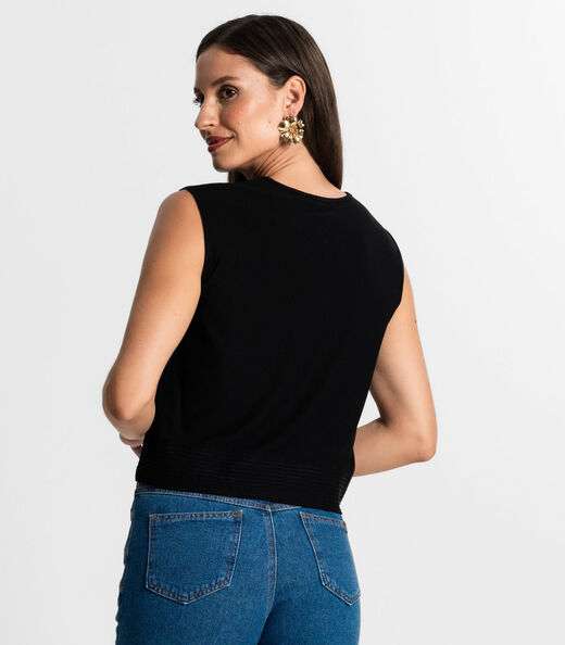 Regata Feminina Rovitex Preto