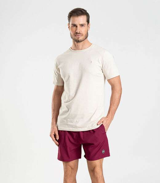 Image_Bermuda Masculina Lisa De Microfibra Long Bong Vermelho