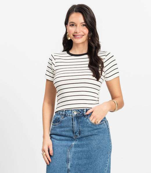 Blusa Feminina em Cotton Leve Rovitex Bege