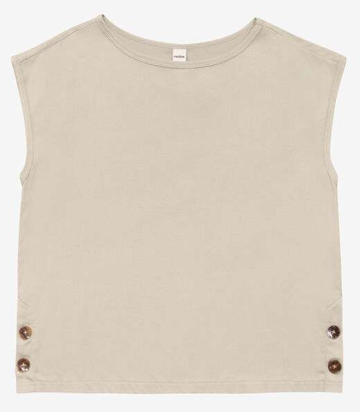 Blusa Feminina Viscose Rovitex Bege