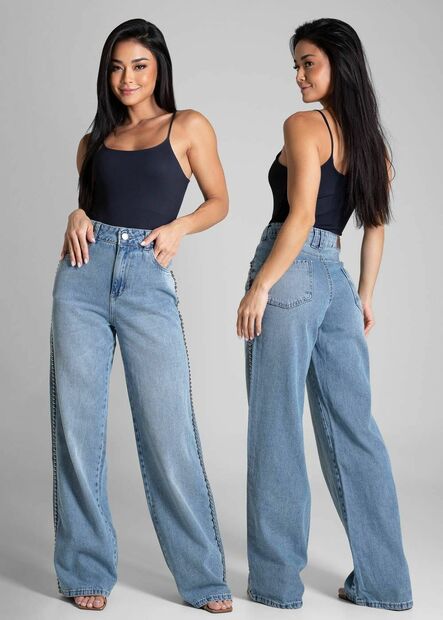 Calça Jeans Sawary Wide Leg - 282625