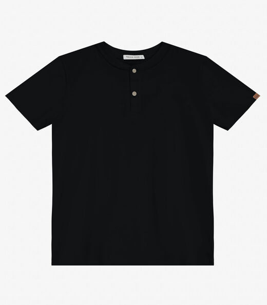 Camiseta Infantil Menino Cotton Leve Trick Nick Preto